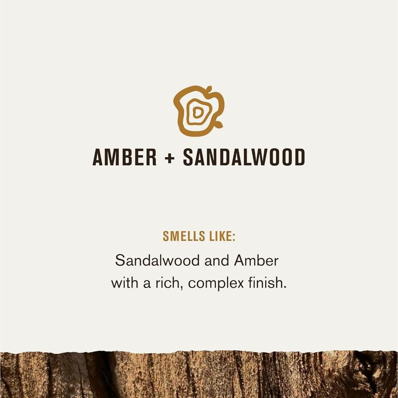 Amber+Sandalwood Hydrating Mens Body Wash for All Skin Types-Cleanse, Nourish, and Hydrate Skin with Naturally Derived Ingredients-24oz(Pack of 2) Body Care Moisture