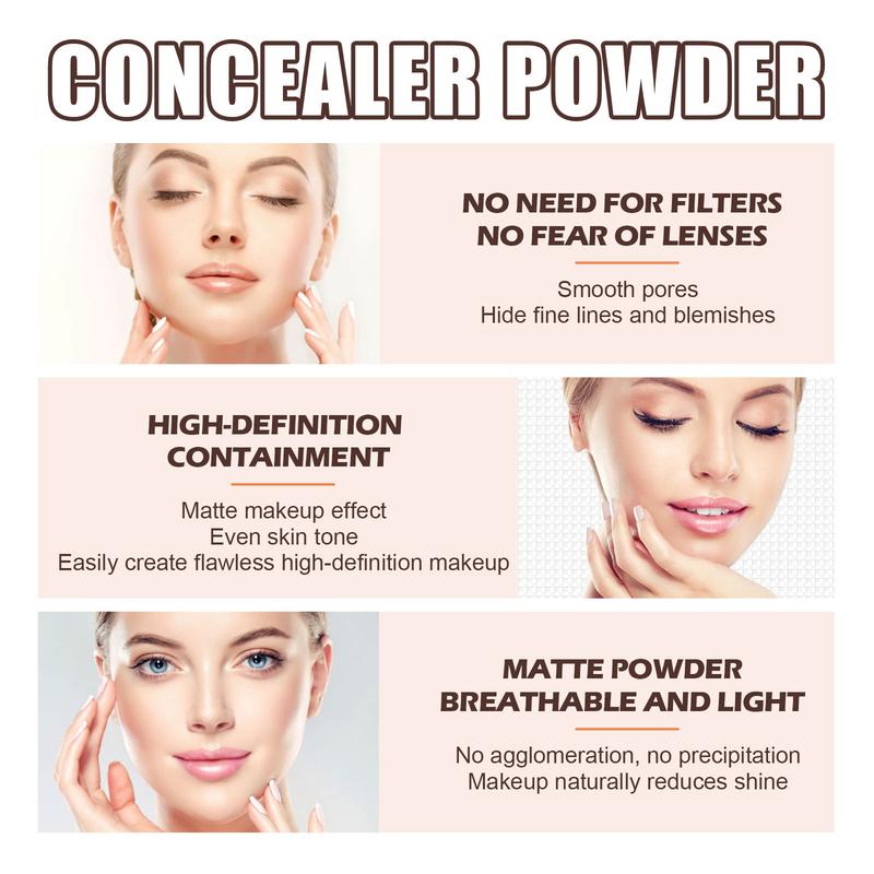 Air Cushion CC Cream Foundation with SPF 50, Cushion Foundation Full Coverage Moisturizing BB Cream Makeup Long Lasting Matte Concealer for All Skin Types