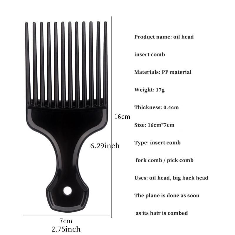 Anti-static Hair Comb, Natural Curly Hair Comb, Lightweight Heatless Professional Styling Tools For Men & Women, Christmas Gift