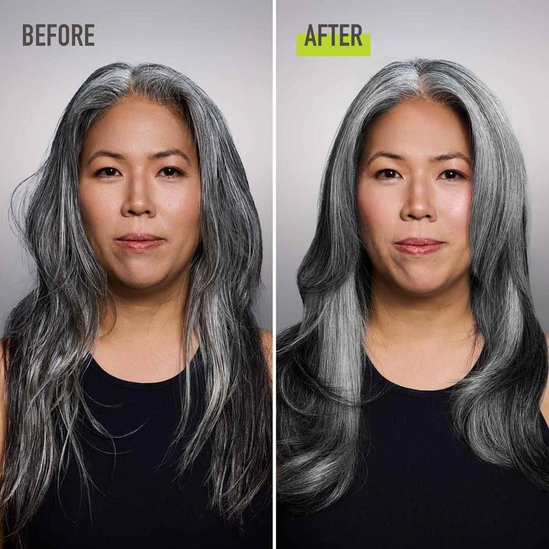 Silverist 3-Step System: Shampoo, Conditioner & Leave-In Serum. For Gray, Silver, White + Blonde tones. Hyaluronic Acid, Niacinamide + Rice Protein.