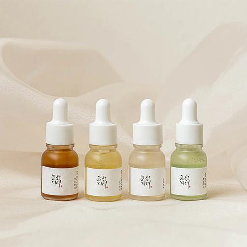 [Beauty of Joseon] Hanbang Serum Discovery Kit, 10ml Mini Size Set, Calming Serum, Glow Serum, Glow Deep Serum, Revive Serum, Before Taking The Plunge On a Full-Size Bottle, Moisture and Lightweight texture, Diy Mixing Serum, Korean Skin Care