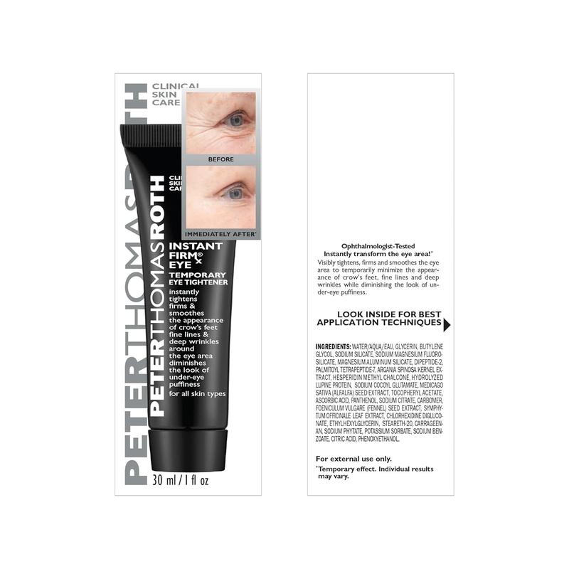 Peter Thomas Roth | Instant FIRMx Temporary Eye Tightener | Firm and Smooth the Look of Fine Lines