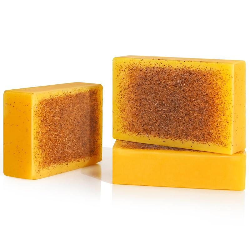 Hecmoks Turmeric & Kojic Acid Brightening Soap, Dark Spot Remover, Soap Body Care Body Wash Lemon Flawless Organic Cleansing Moisturizing