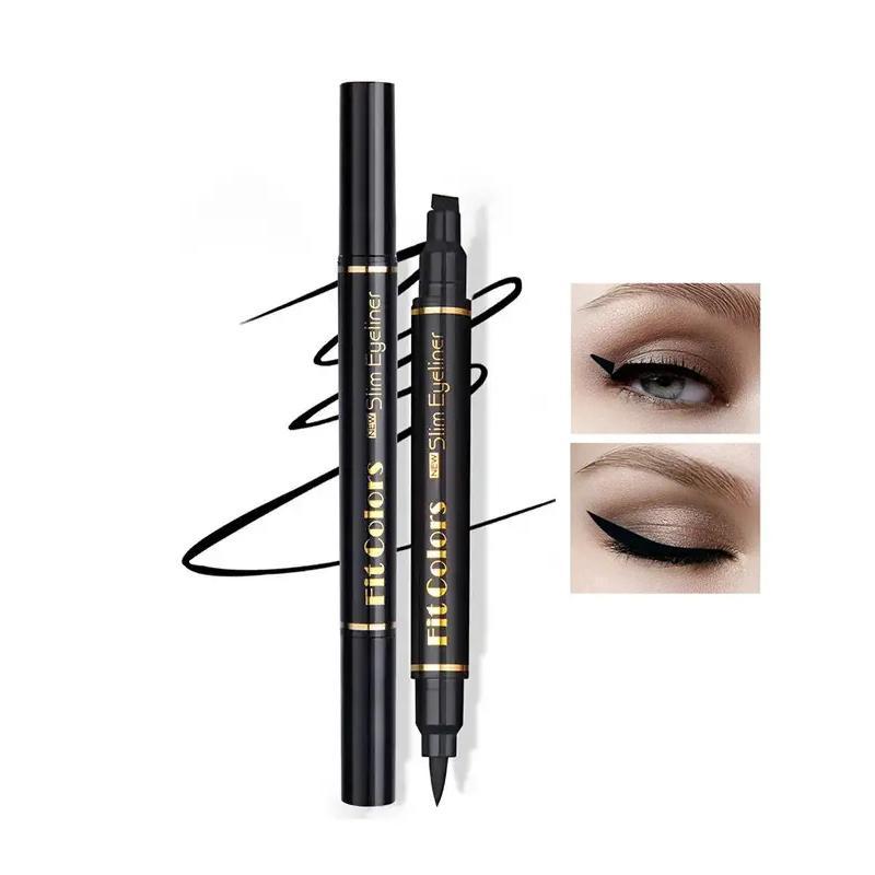 Waterproof Double-Sided Eyeliner, 1 Count Long Lasting Eyeliner Pen with Precise Flexible Tip, Easy Applying for Eye Makeup