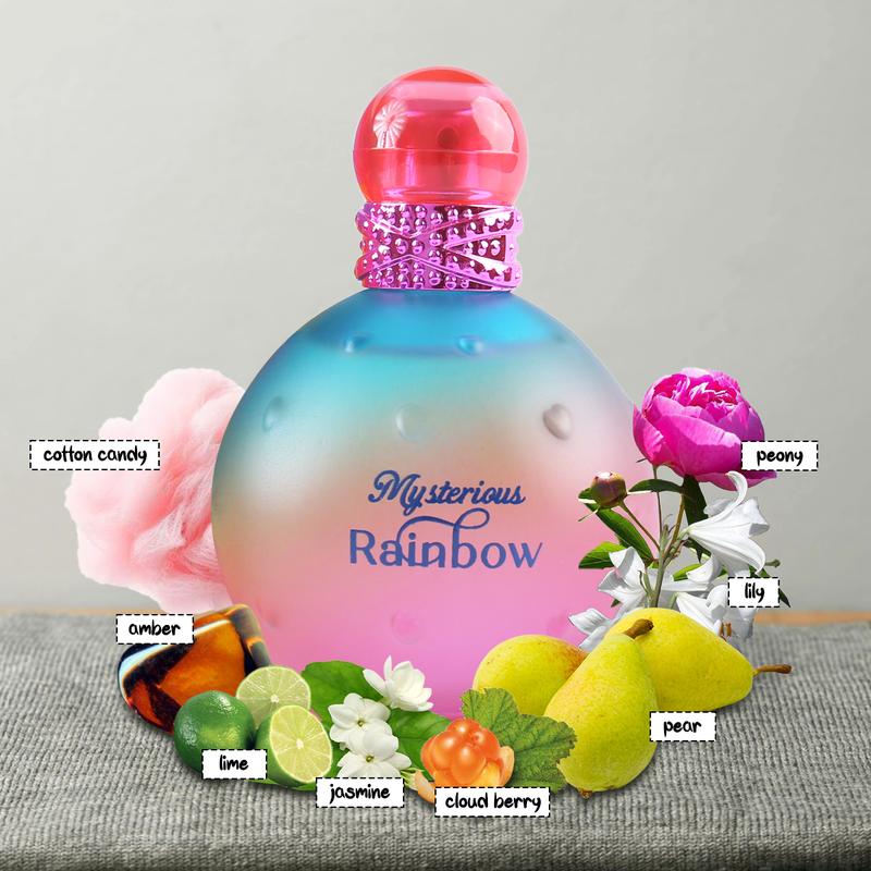 Mysterious Rainbow Eau De Parfum Natural Spray Perfume For Women 100ml 3.4fl.oz. - Long-lasting Fragrance