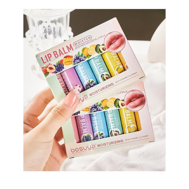 11pcs scented hand cream, fruity lipstick to improve hand and lip dryness, small package, easy to carry, various flavors