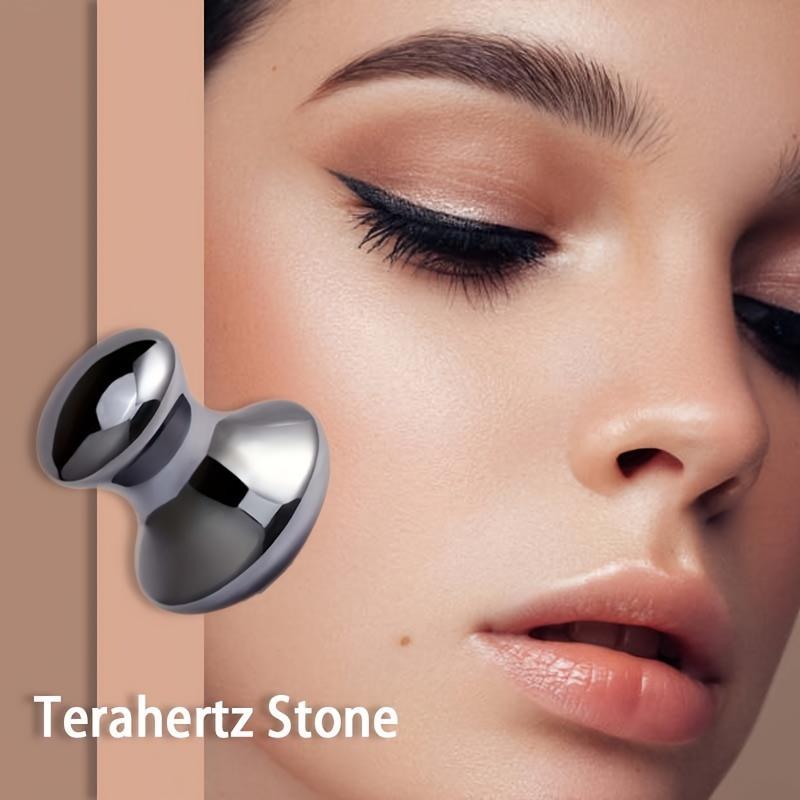 Terahertz Stone Mushroom Design Facial Massager, 1 Count Manual Massage Tool for Face & Eye, Skin Care Beauty Tool