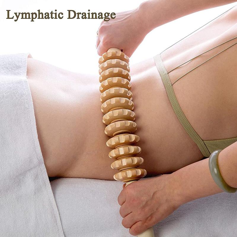 Lymphatic Drainage Manual Massage Tool for Daily, 1 Count Gentle Wooden Massager for Sculpting, Muscle Shaping, Christmas, Christmas Gift