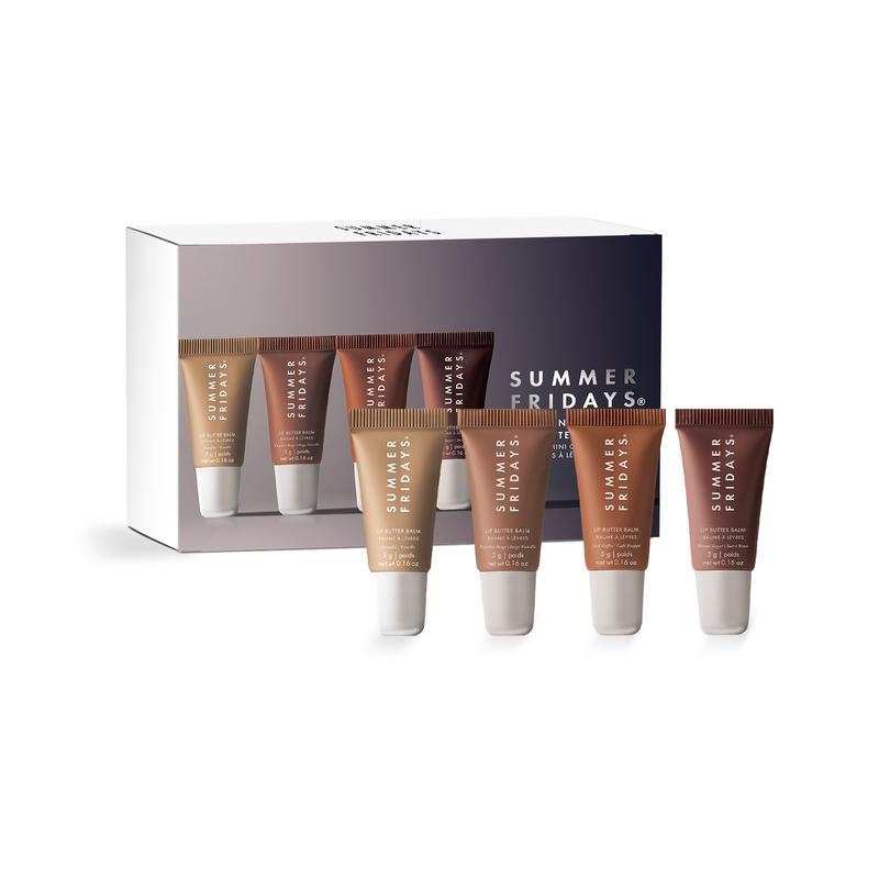 The Mini Neutrals Lip Butter Balm Set - Pack of 4