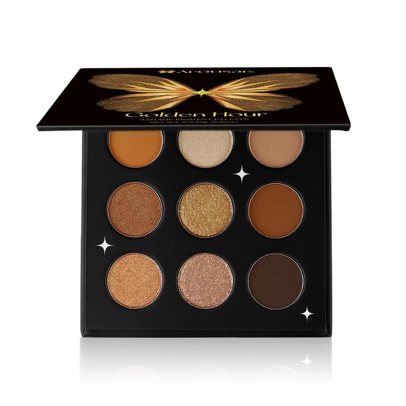 9 Color Eyeshadow Palette, Matte and Glitter Eye Shadows Palette, Shimmering Eye Shadow Makeup Products for All Styles and Occasions