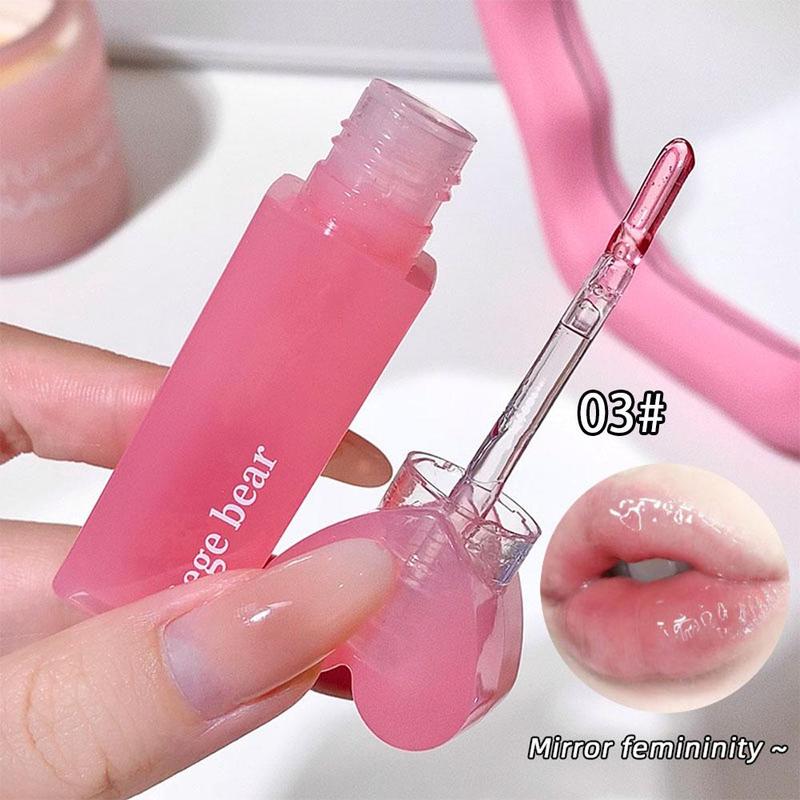 Moisturizing Lip Oil, 4 Counts set Hydrating Lip Balm, Glossy Lip Glaze Stick, Plumping Lip Oil Lip Stick for Girls & Women, Christmas Gift