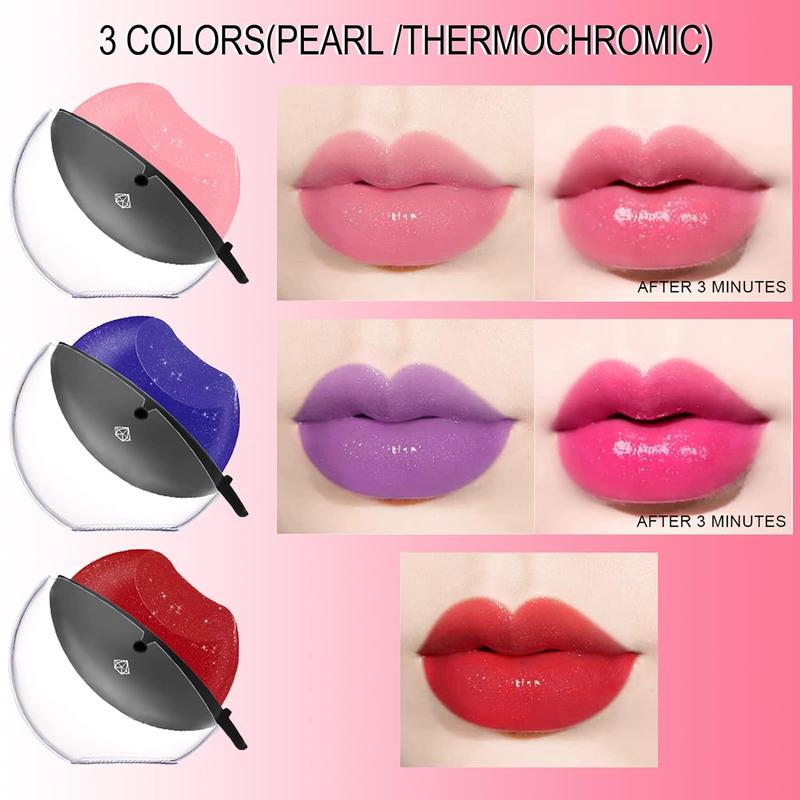 Color Changing Lipstick Matte Lazy Lipstick Set Waterproof Long Lasting Non-stick Cup Magic Lipstick,Fast Apply Lip Shape Lazy Lip Stick for Women Girls