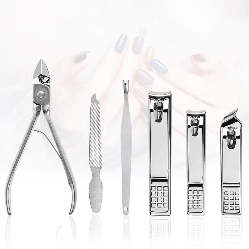 Clippers set for Men and Womens Gift Manicure Set 18 count Stainless Steel Manicure Kit, Care Tools with Luxurious Travel Case