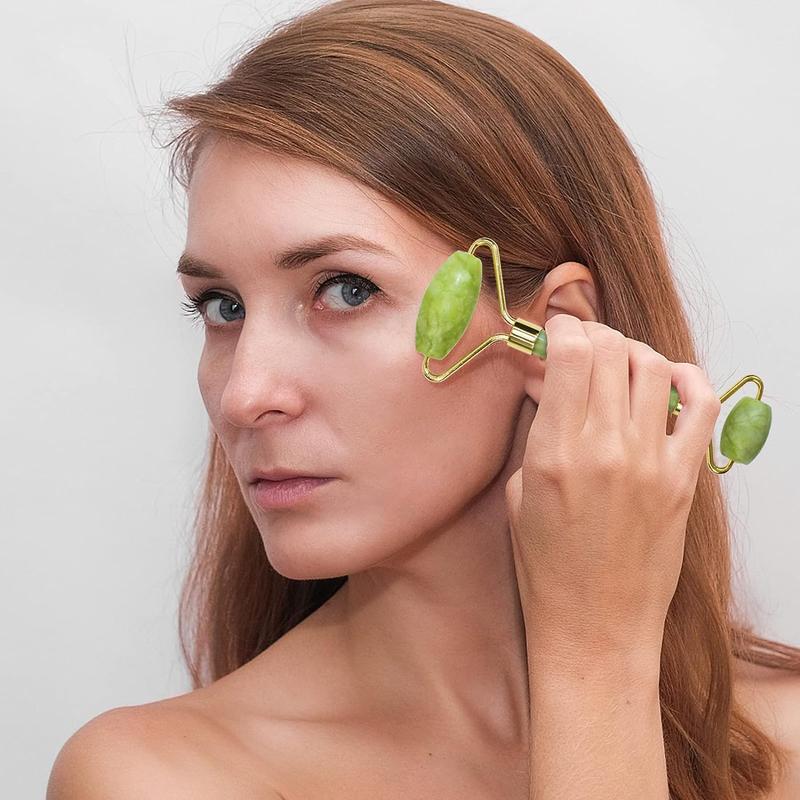 Gua Sha Facial Tool & Jade Roller Set for Skin Care, Reduce Puffiness and Improve Wrinkles, Guasha Tool  Gua Sha Stone Self Care Gift for Woman