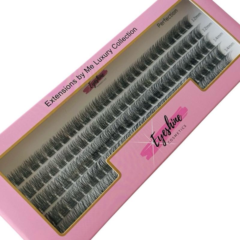 Eyeshine Perfection (black 12-16mm) No Band Lash Clusters Only - glue sold separately