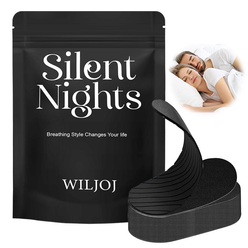 WILJOJ Mouth Tape (30 Strips) Breathable Mouth Sleep Tape with Comfortable Adhesive & Latex Free,Snoring Stopper Tape,Gentle for Skin,Painless Removal