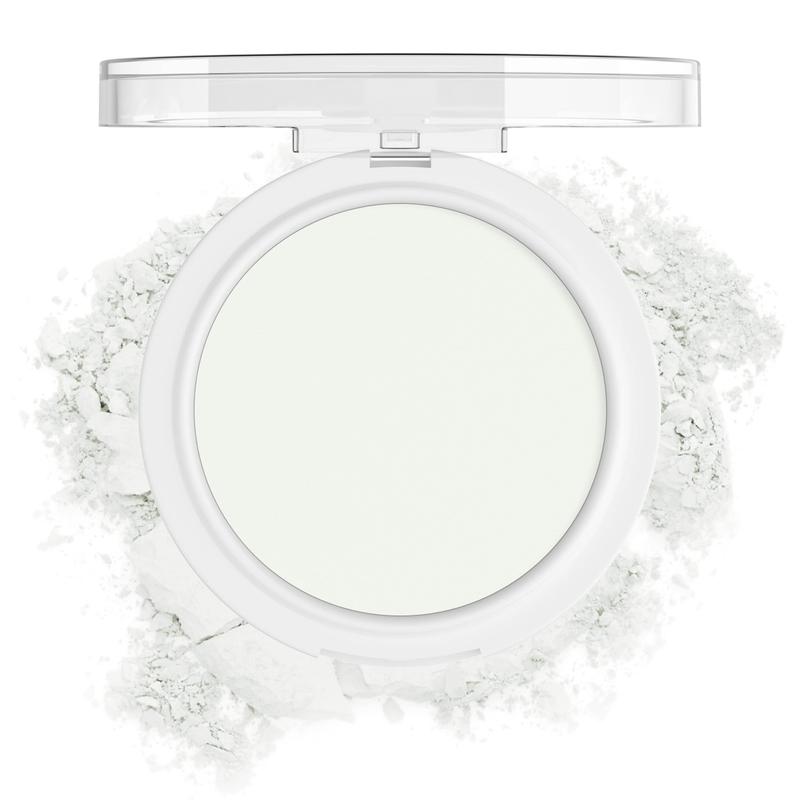 Bare Focus Clarifying Finishing Powder. Matte, pressed setting powder in translucent shade.