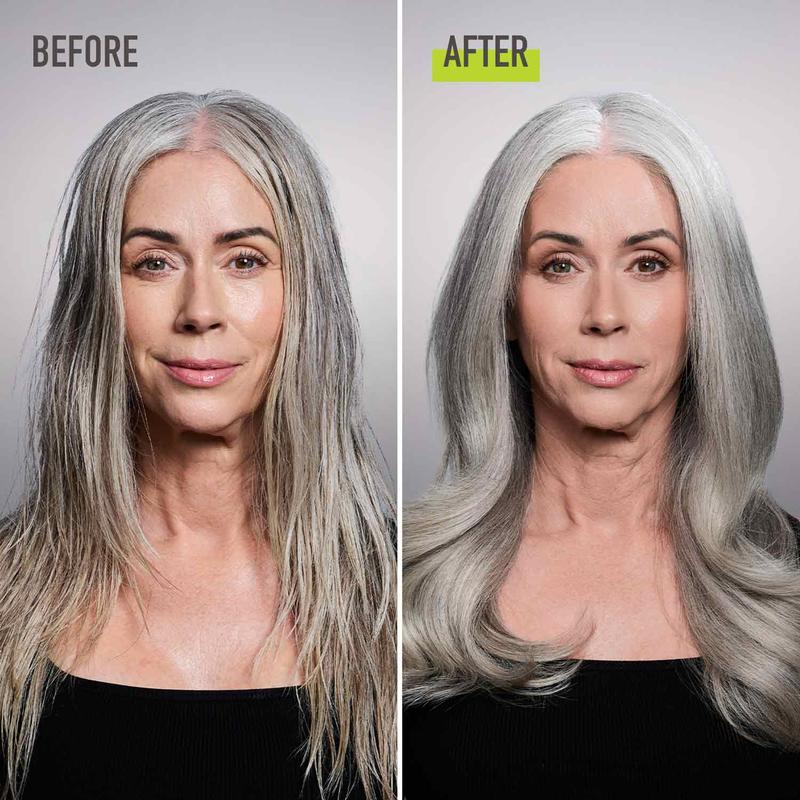 Silverist 3-Step System: Shampoo, Conditioner & Leave-In Serum. For Gray, Silver, White + Blonde tones. Hyaluronic Acid, Niacinamide + Rice Protein.