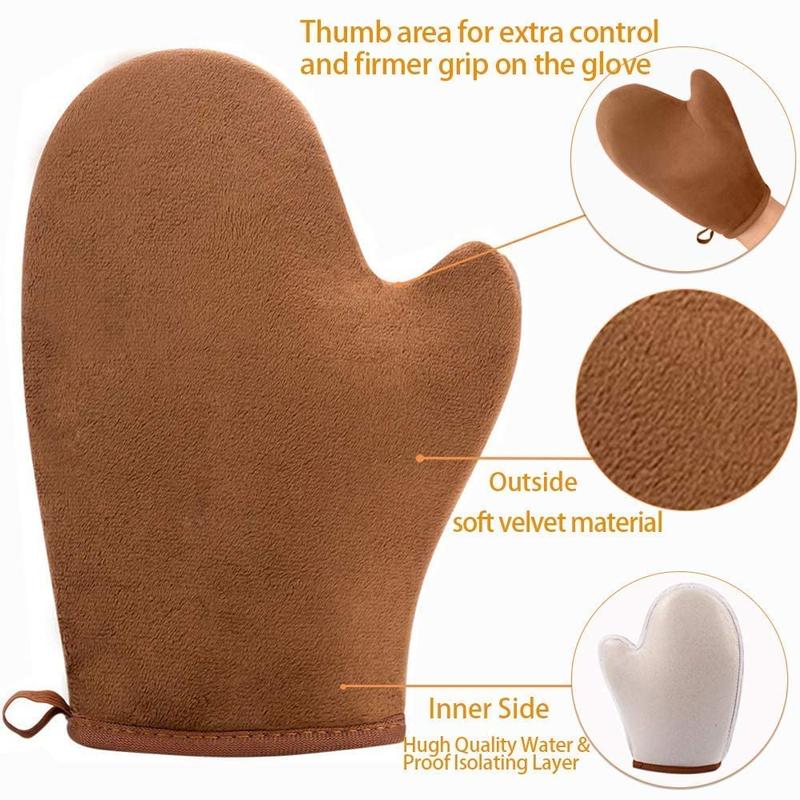 Self Tanning Mitt Applicator Tan Mitt Applicator, Face Self Tanner Mitt Tanning Glove for Self Tan Mitt Applicator Tanning Mitts Self Tanner Mitt Applicator Sunless Tanner Mitt Skincare Comfort