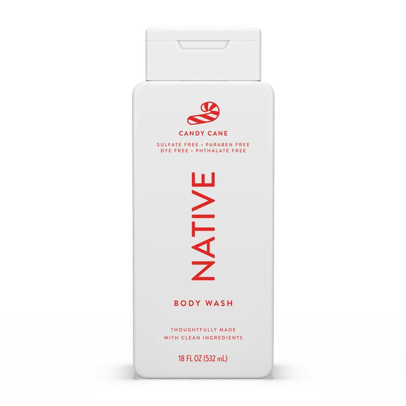 Native Limited Edition Body Wash Candy Cane, 18 oz