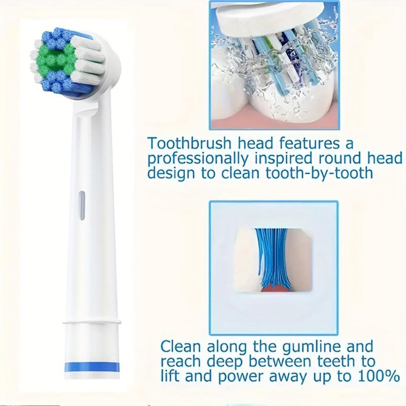 Electric Toothbrush Set, 1 Count Electric Soft Bristles Toothbrush & 8 Counts Replacement Brush Head & 1 Count Travel Box, Oral Care Product for Kids, Christmas Gift